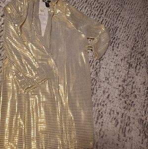 Gold sequin jacket/dress